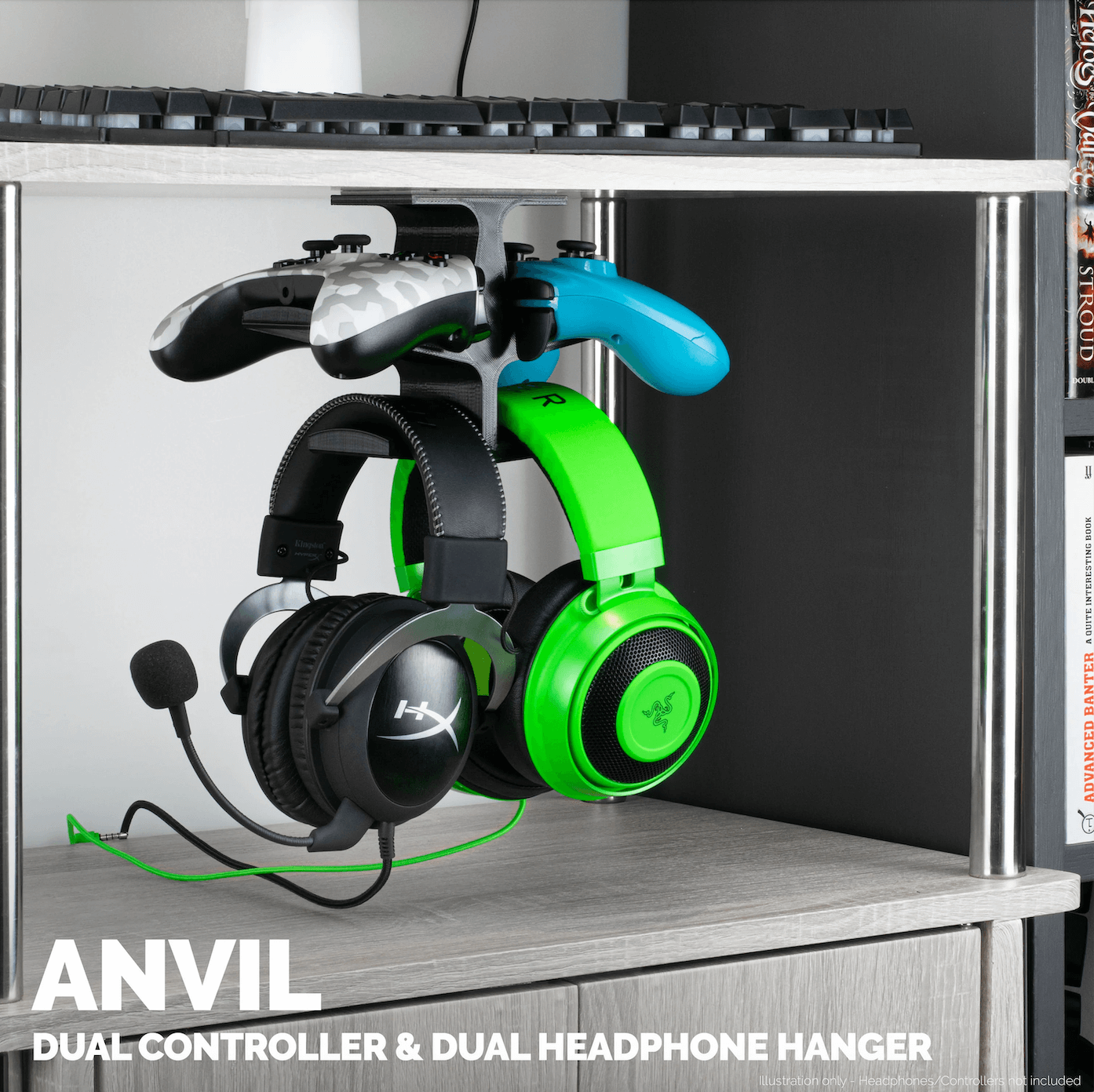 DESK DUAL HANGER THE ANVIL - UNDER