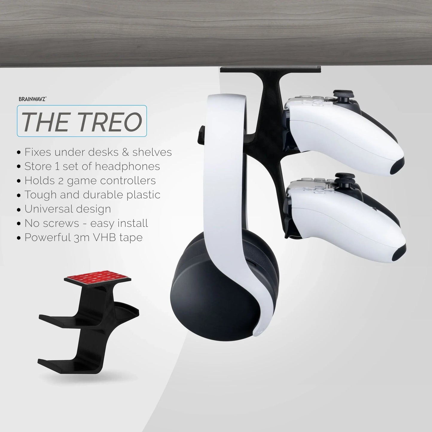 DUAL HANGER-THE TREO UNDER DESK