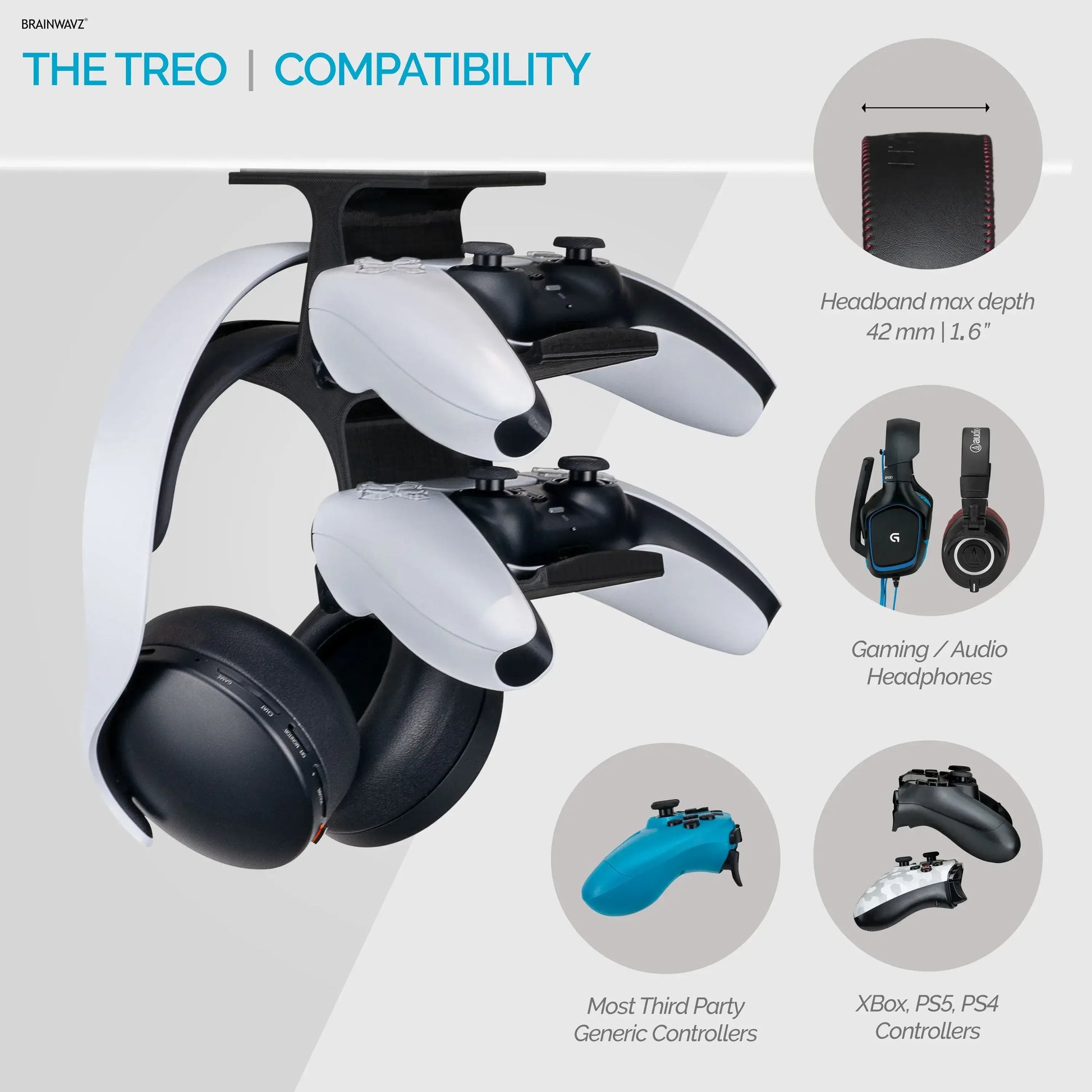 DUAL HANGER-THE TREO UNDER DESK